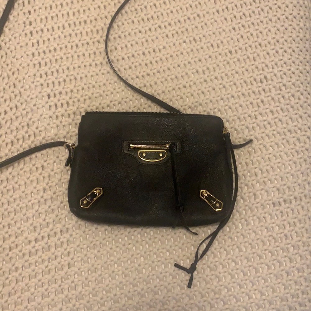 Black balenciaga crossbody